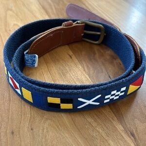 Preston Navy Code Flag Belt